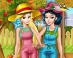 Игра Принцессы, Работающие В Саду | Princesses Working In The Garden